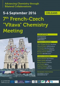 7th French-Czech "Vltava" Chemistry Meeting, Advancing Chemistry through Bilateral Collaborations 7th French-Czech "Vltava" Chemistry Meeting, Advancing Chemistry through Bilateral Collaborations