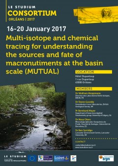 Multi-isotope and chemical tracing for understanding the sources and fate of macronutiments at the basin scale (MUTUAL)