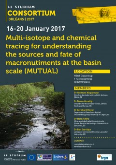 Multi-isotope and chemical tracing for understanding the sources and fate of macronutiments at the basin scale (MUTUAL) Multi-isotope and chemical tracing for understanding the sources and fate of macronutiments at the basin scale (MUTUAL)