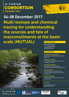 Multi-isotope and chemical tracing for understanding the sources and fate of macronutrients at the basin scale (MUTUAL) Multi-isotope and chemical tracing for understanding the sources and fate of macronutrients at the basin scale (MUTUAL)