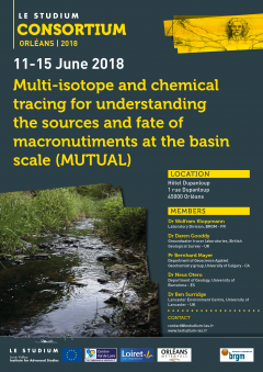 Multi-isotope and chemical tracing for understanding the sources and fate of macronutrients at the basin scale (MUTUAL) Multi-isotope and chemical tracing for understanding the sources and fate of macronutrients at the basin scale (MUTUAL)