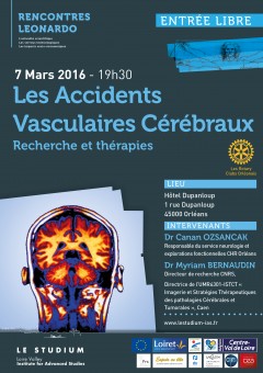 Les Accidents Vasculaires Cérébraux : Recherche et thérapies Les Accidents Vasculaires Cérébraux : Recherche et thérapies