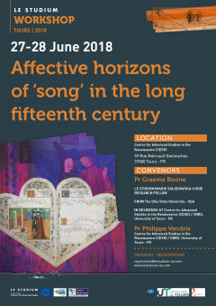 Affective horizons of 'song' in the long fifteenth century Affective horizons of 'song' in the long fifteenth century