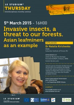 Invasive insects, a threat to our forests. Asian leafminers as an example Invasive insects, a threat to our forests. Asian leafminers as an example