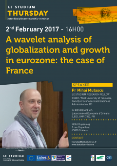 A wavelet analysis of globalization and growth in eurozone: the case of France A wavelet analysis of globalization and growth in eurozone: the case of France