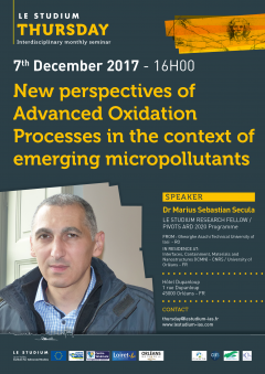 New perspectives of Advanced Oxidation Processes in the context of emerging micropollutants New perspectives of Advanced Oxidation Processes in the context of emerging micropollutants