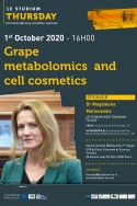 Grape metabolomics and cell cosmetics