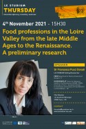 Food professions in the Loire Valley from the late Middle Ages to the Renaissance. A preliminary research 