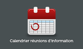 Calendrier réunions d'information