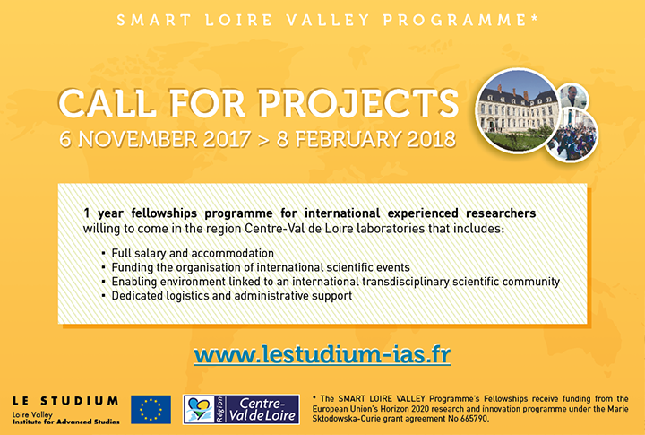 LE STUDIUM 2018 Smart Loire Valley Programme is still open!