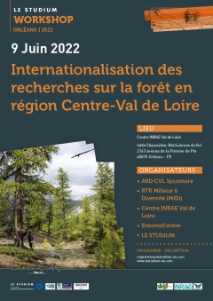 Internationalisation des recherches sur la forêt en région Centre-Val de Loire