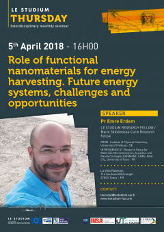 Role of functional nanomaterials for energy harvesting. Future energy systems, challenges and opportunities