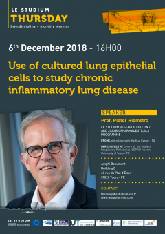 Use of cultured lung epithelial cells to study chronic inflammatory lung disease