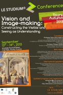 Vision and image-making: constructing the visible and seeing as understanding