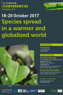 Species spread in a warmer and globalized world