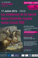 La violence et le sacré dans l’entrée royale sous Louis XIII