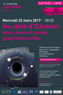 Au-delà d’Einstein: trous noirs et ondes gravitationnelles