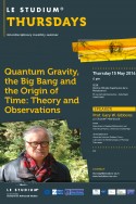 Quantum Gravity, the Big Bang and the Origin of Time: Theory and Observations