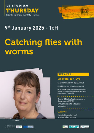 Catching flies with worms